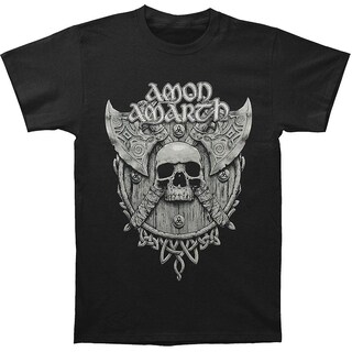 Foto 1 | Camiseta Rockinstone Amon Amarth Grey Skull 180 G/m² 100% Algodón - Venta Internacional.