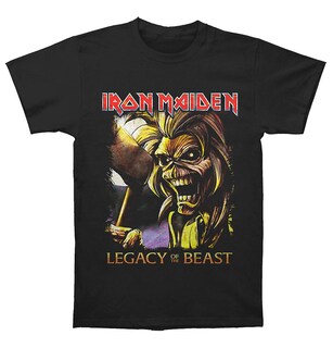 Foto 1 | Camiseta Rockinstone Iron Maiden Legacy Killers 180 G/m² - Venta Internacional.