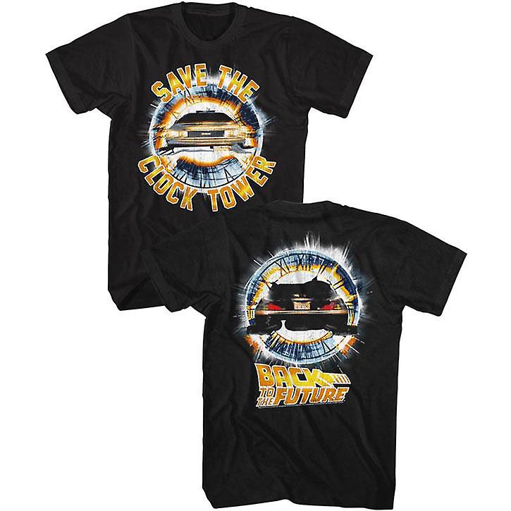 Foto 2 pulgar | Camiseta Rockinstone Regreso Al Futuro Clocktower - Venta Internacional.