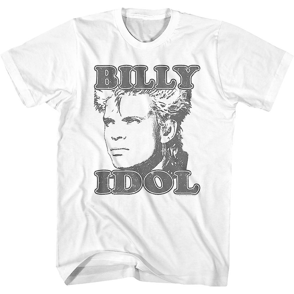 Foto 2 pulgar | Camiseta Rockinstone Sketch Billy Idol 100% Algodón - Venta Internacional.
