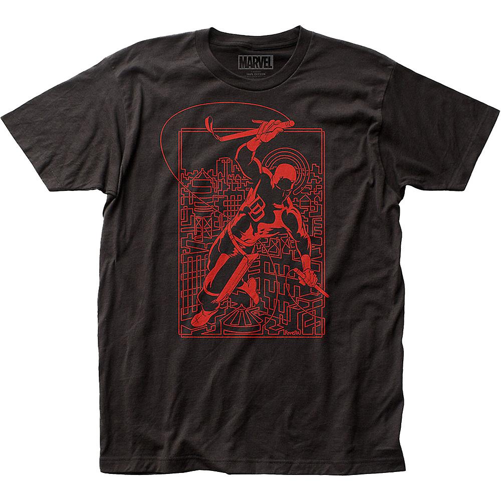 Foto 2 pulgar | Camiseta Rockinstone Red Outline Daredevil Para Hombre - Venta Internacional.