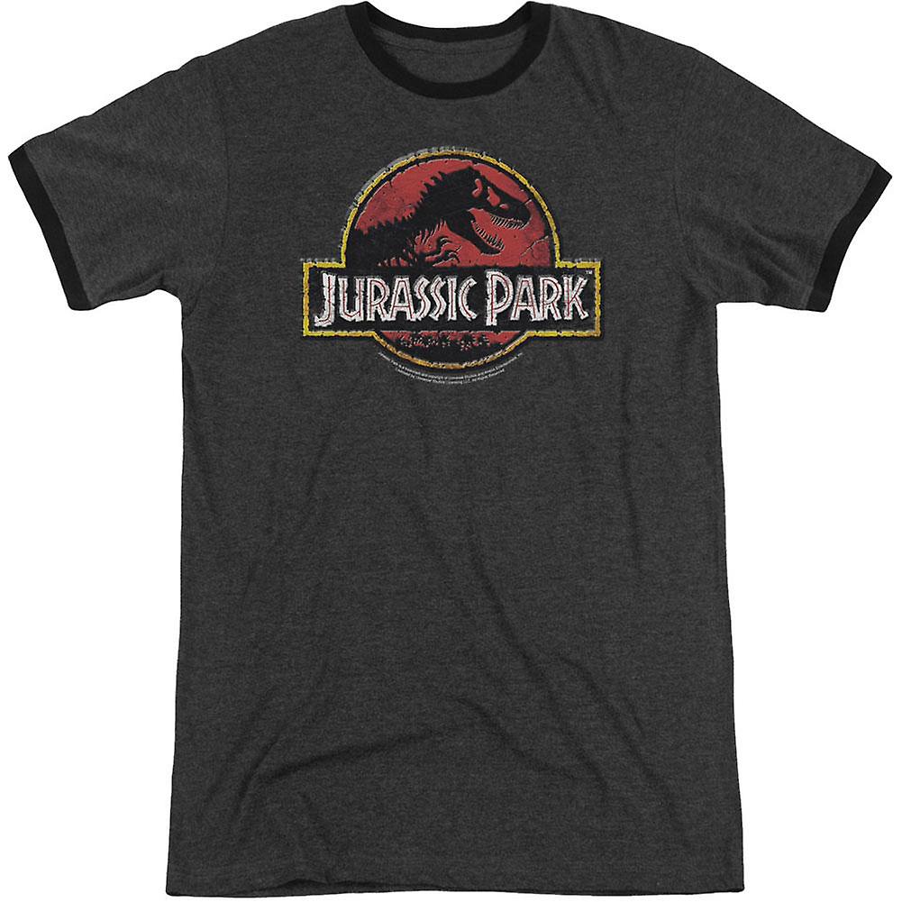 Foto 2 pulgar | Camiseta Rockinstone Jurassic Park Stone Logo Para Adulto - Venta Internacional.