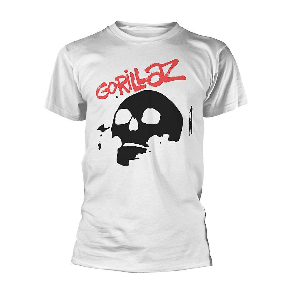 Foto 1 | Camiseta Gorillaz Skull Rockinstone 100% Algodón - Venta Internacional.