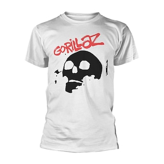 Foto 1 | Camiseta Gorillaz Skull Rockinstone 100% Algodón - Venta Internacional.