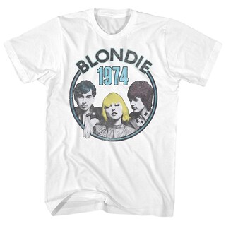 Foto 1 | Camiseta Rockinstone Blondie 1974 Foto De Grupo Para Hombre - Venta Internacional.