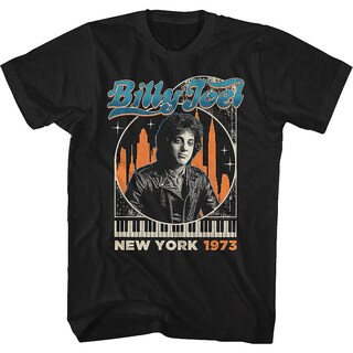 Foto 1 | Camiseta Billy Joel De Rockinstone New York 1973 Para Hombre - Venta Internacional.