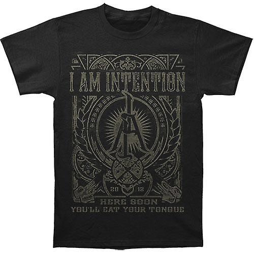 Foto 2 pulgar | Camiseta Rockinstone I Am Intention Eat Your Tongue 180 G/m² - Venta Internacional.