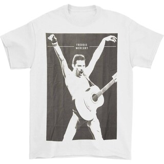 Foto 1 | Camiseta Rockinstone Queen Freddie & Guitar 100% Algodón - Venta Internacional.