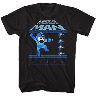 Foto 1 | Camiseta Rockinstone Mega Man Megamen 100% Algodón - Venta Internacional.