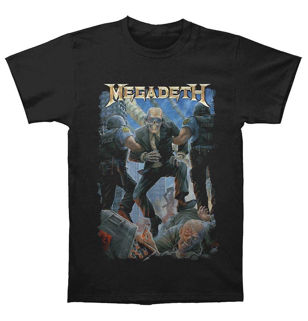 Foto 2 pulgar | Camiseta Rockinstone Megadeth Vic Taken Away De Algodón 180 G/m² - Venta Internacional.