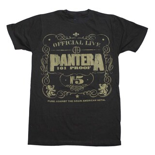 Foto 1 | Camiseta Rockinstone Pantera 101 Proof 30/1 180 G/m² 100% Algodón - Venta Internacional.