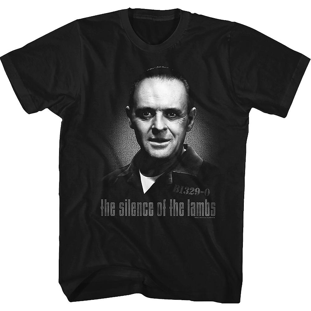 Foto 2 pulgar | Camiseta Rockinstone En Blanco Y Negro Hannibal Lecter - Venta Internacional.