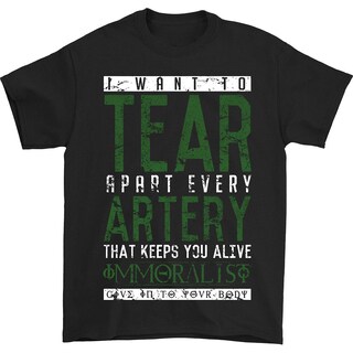 Foto 1 | Camiseta Rockinstone Immoralist Tear Apart 180 G/m², 100% Algodón - Venta Internacional.