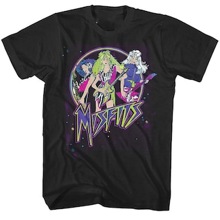 Foto 1 | Camiseta Rockinstone Misfits Print 100% Algodón Para Hombre - Venta Internacional.