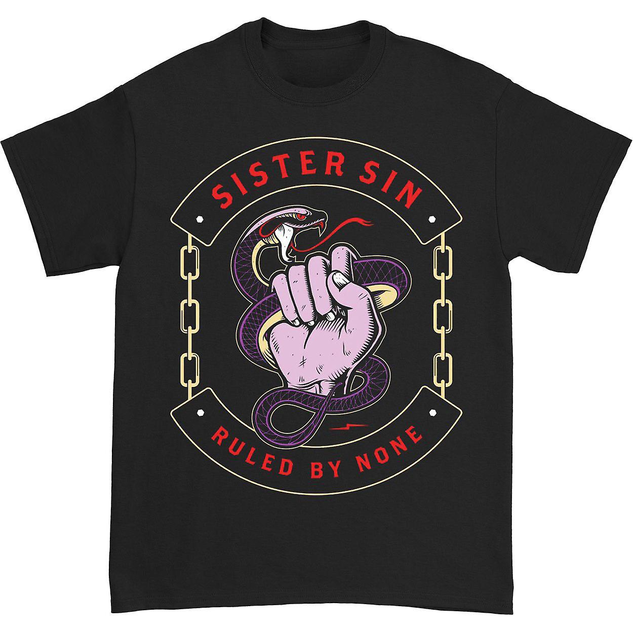 Foto 2 pulgar | Camiseta Rockinstone Sister Sin Ruled By None Para Hombre - Venta Internacional.