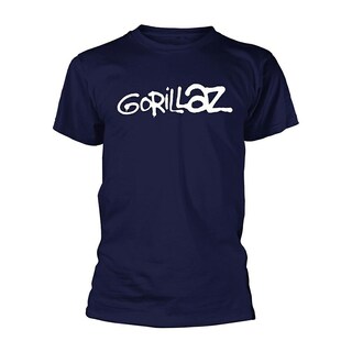Foto 1 | Camiseta Gorillaz Logo Rockinstone 100% Algodón - Venta Internacional.