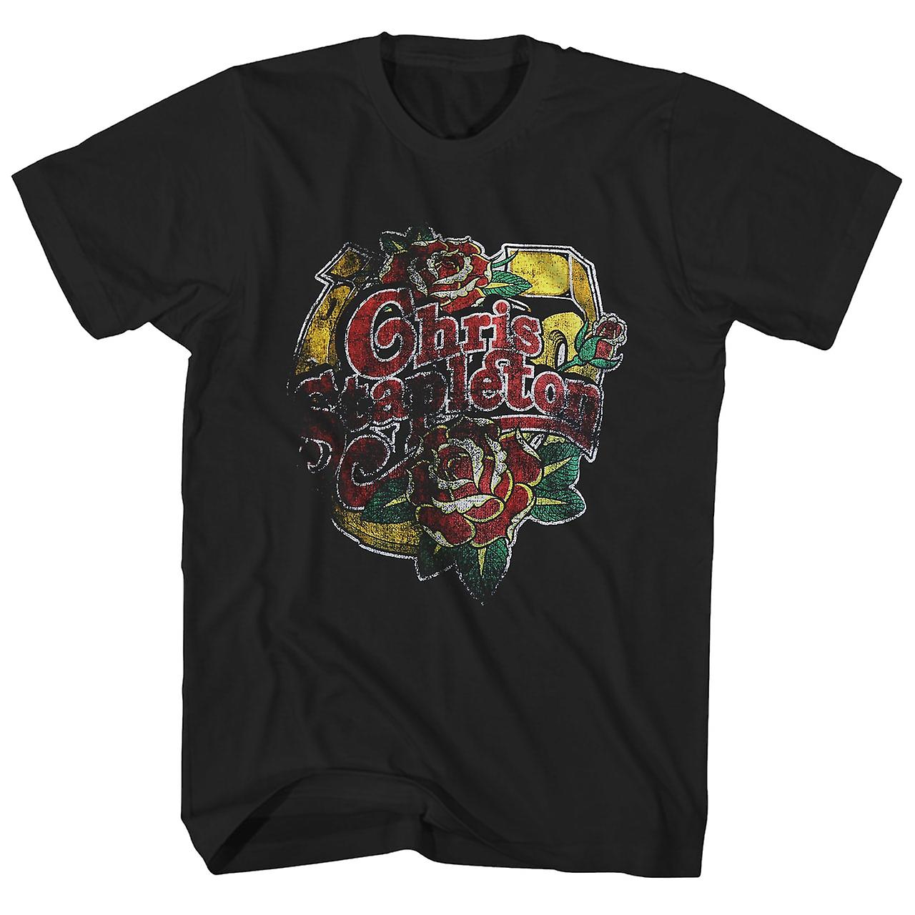 Foto 2 pulgar | Camiseta Rockinstone Chris Stapleton Horseshoe Roses - Venta Internacional.