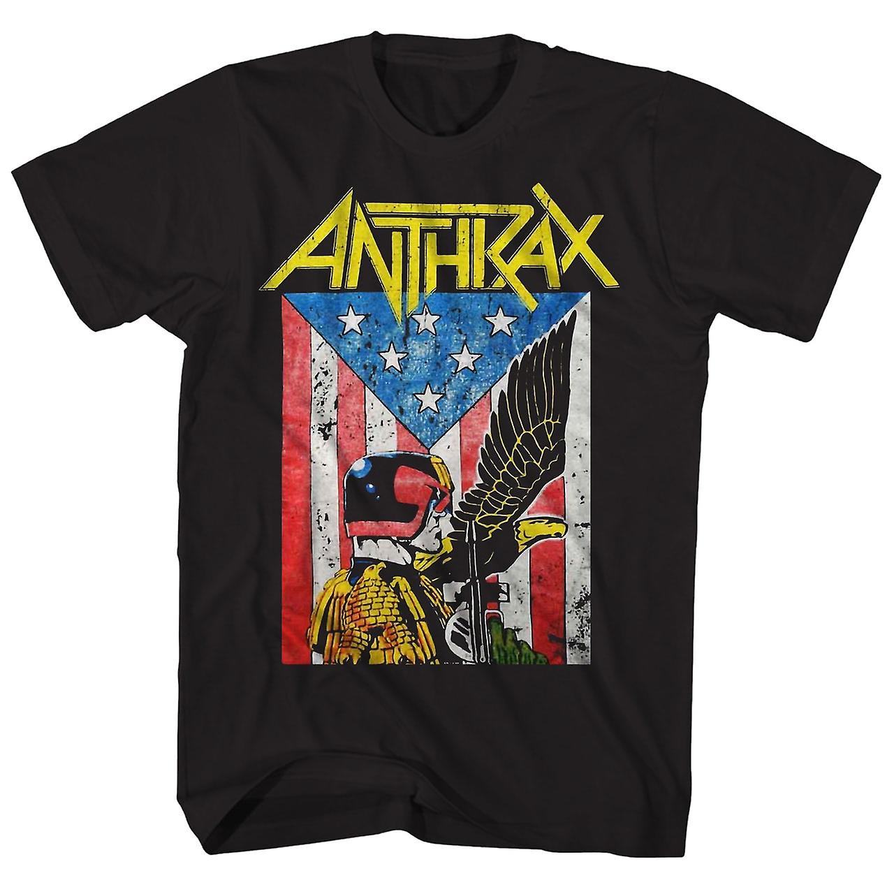 Foto 2 pulgar | Camiseta Anthrax Dredd Eagle Para Hombre - Venta Internacional.