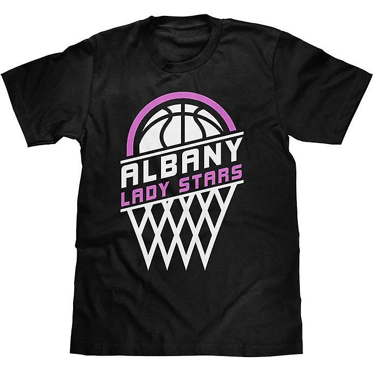 Foto 2 pulgar | Camiseta Rockinstone Albany Lady Stars Hoop Logo Para Mujer - Venta Internacional.