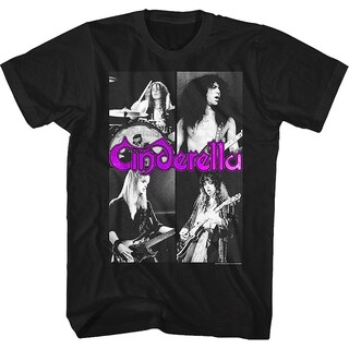 Foto 1 | Camiseta Rockinstone Band Members Cinderella 100% Algodón - Venta Internacional.