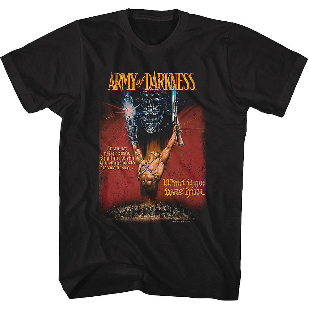 Camiseta Con El Eslogan Del Ejército De Las Tinieblas De Rockinstone - Venta Internacional.