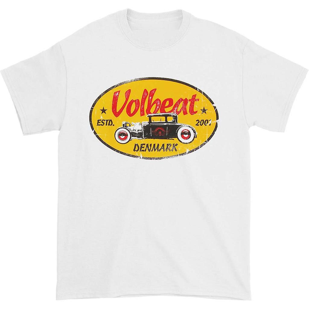 Foto 1 | Camiseta Volbeat Yellow Oval Para Hombre 100% Algodón - Venta Internacional.