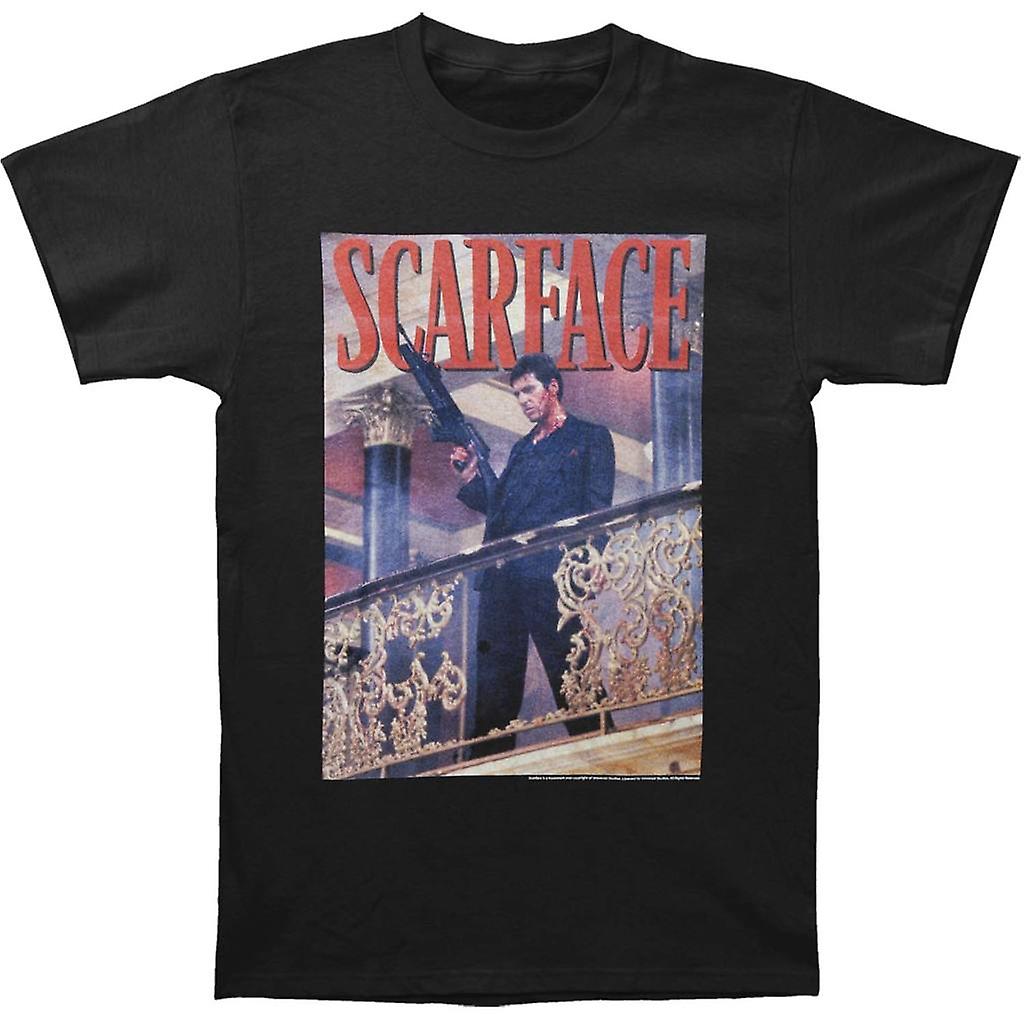 Foto 2 pulgar | Camiseta Rockinstone Scarface Railing Shot 180 G/m², 100% Algodón - Venta Internacional.