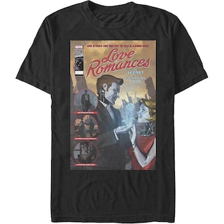 Foto 1 | Camiseta Rockinstone Love Romances Marvel Comics - Venta Internacional.