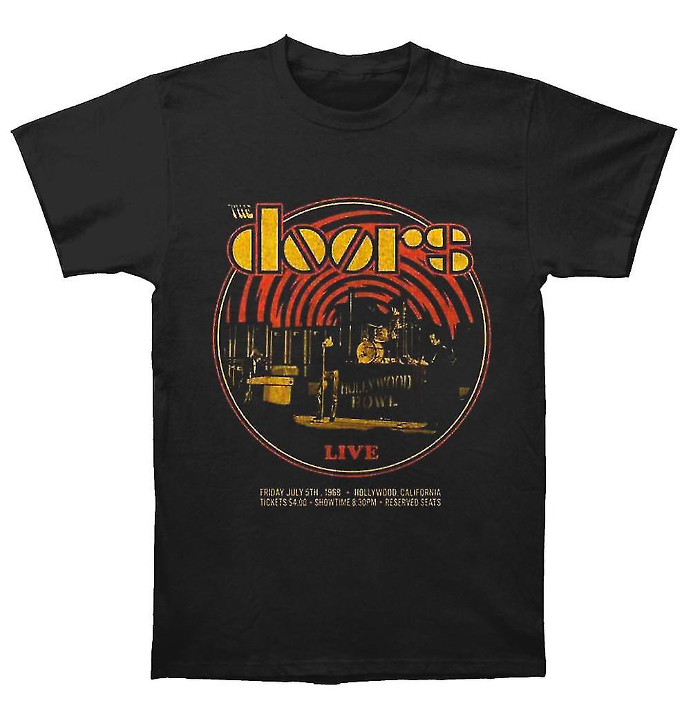 Foto 2 pulgar | Camiseta Rockinstone The Doors Live 68 Retro Circle Negra - Venta Internacional.