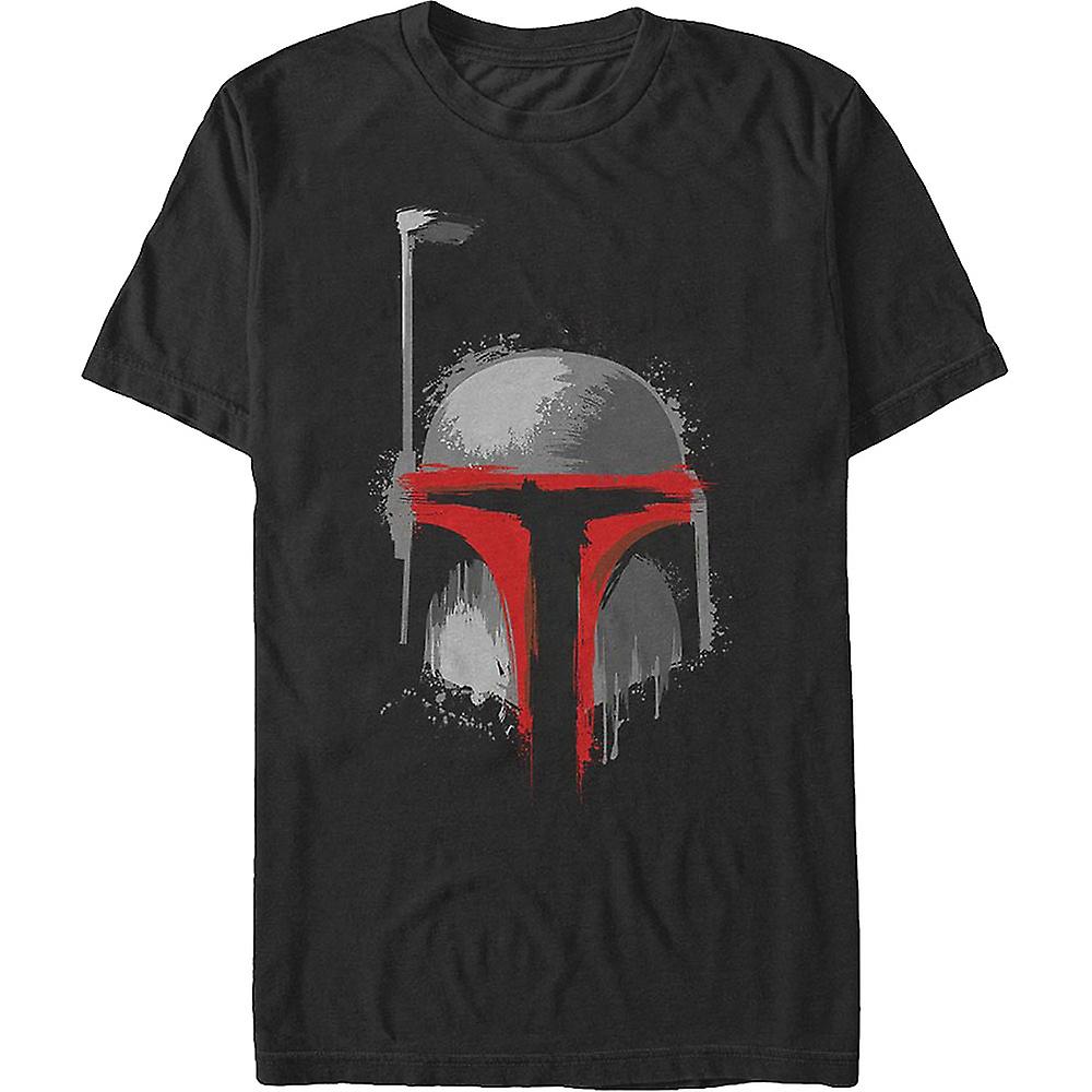 Foto 2 pulgar | Camiseta Rockinstone Paint Splatter Boba Fett Star Wars - Venta Internacional.