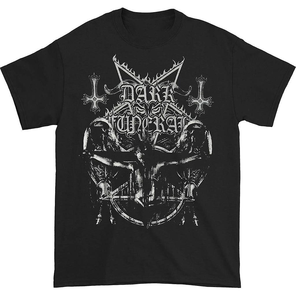 Foto 2 pulgar | Camiseta Rockinstone Dark Funeral Crucified De Algodón De 180 G/m² - Venta Internacional.