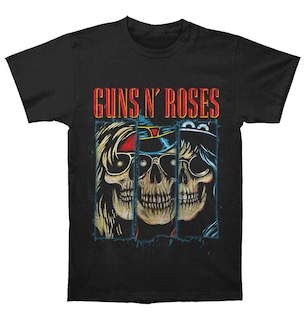 Foto 1 | Camiseta Rockinstone Guns N Roses Skulls Afd Roja Para Hombre - Venta Internacional.