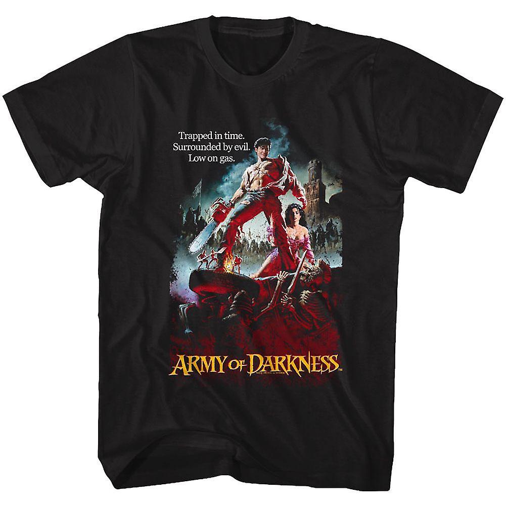 Foto 2 pulgar | Camiseta Rockinstone Con El Logotipo De Army Of Darkness 100% Algodón - Venta Internacional.