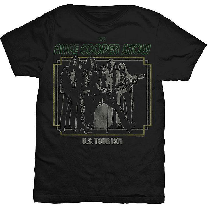 Foto 2 pulgar | Camiseta Rockinstone Alice Cooper Us Tour 1971 Para Hombre - Venta Internacional.