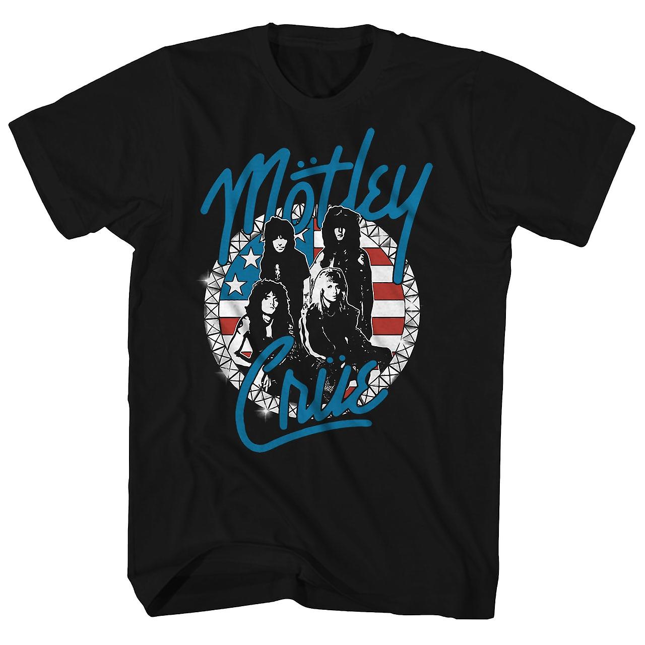 Foto 1 | Camiseta Rockinstone Motley Crue Stars & Studs 100% Algodón - Venta Internacional.