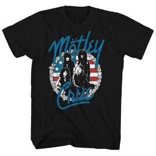 Foto 1 | Camiseta Rockinstone Motley Crue Stars & Studs 100% Algodón - Venta Internacional.