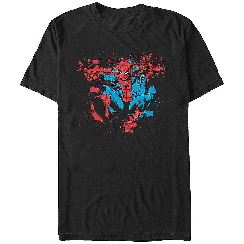 Camiseta Rockinstone Paint Splatter Spider-man 100% Algodón - Venta Internacional.