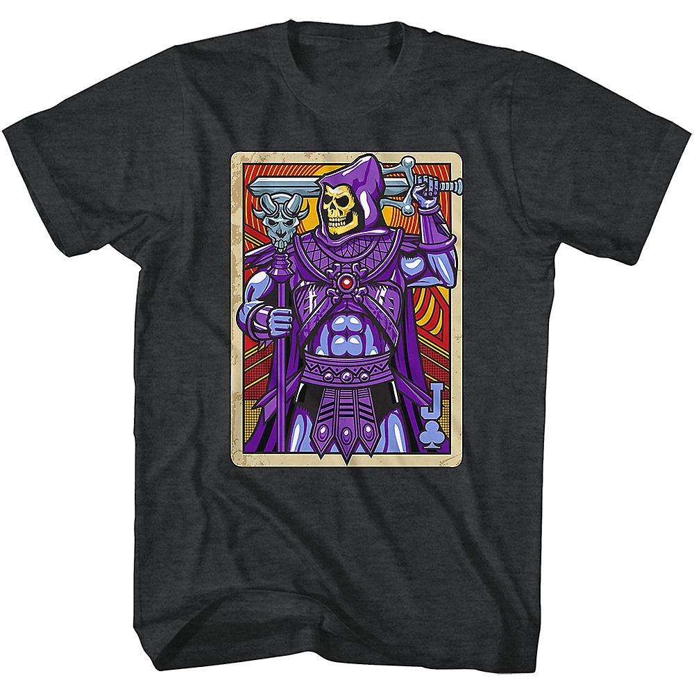 Foto 2 pulgar | Camiseta Rockinstone Skeletor Joker Playing Card 180 G/m² - Venta Internacional.