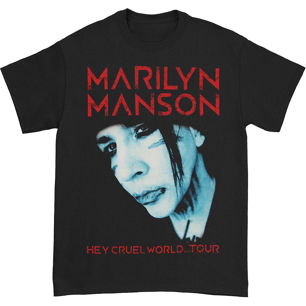 Foto 2 pulgar | Camiseta Rockinstone Marilyn Manson Hey Cruel World - Venta Internacional.