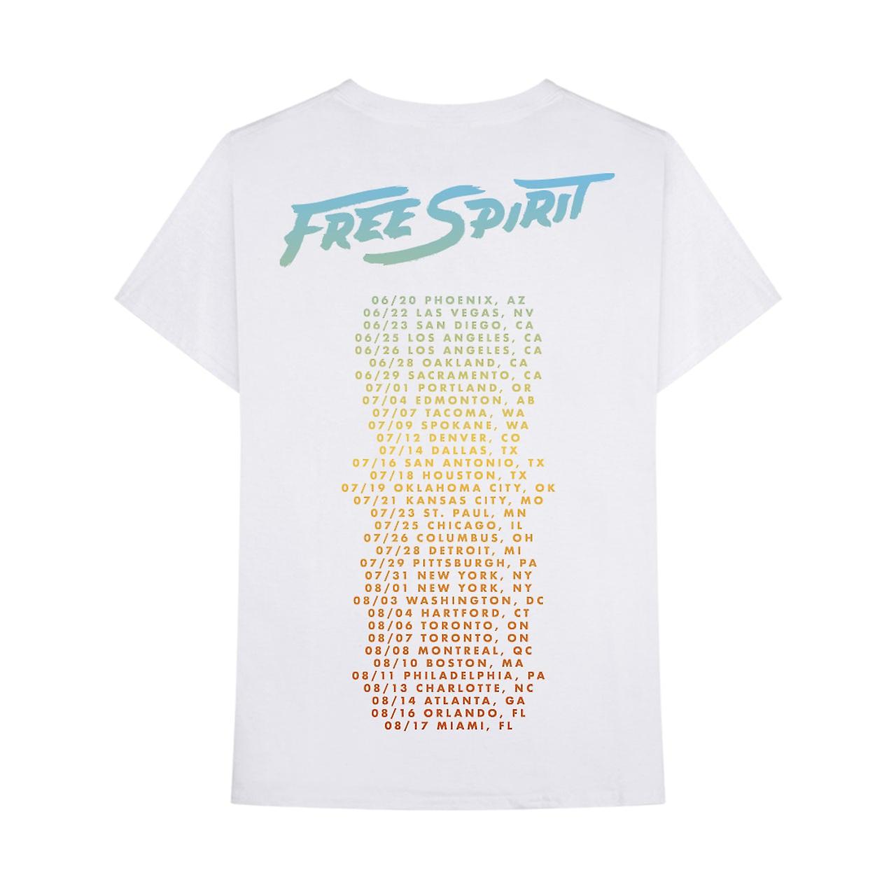 Foto 2 pulgar | Camiseta Khalid Free Spirit Tour Gradient Para Hombre - Venta Internacional.