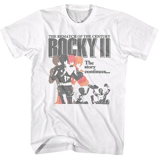 Foto 1 | Camiseta Rockinstone La Historia Continúa Rocky Ii - Venta Internacional.