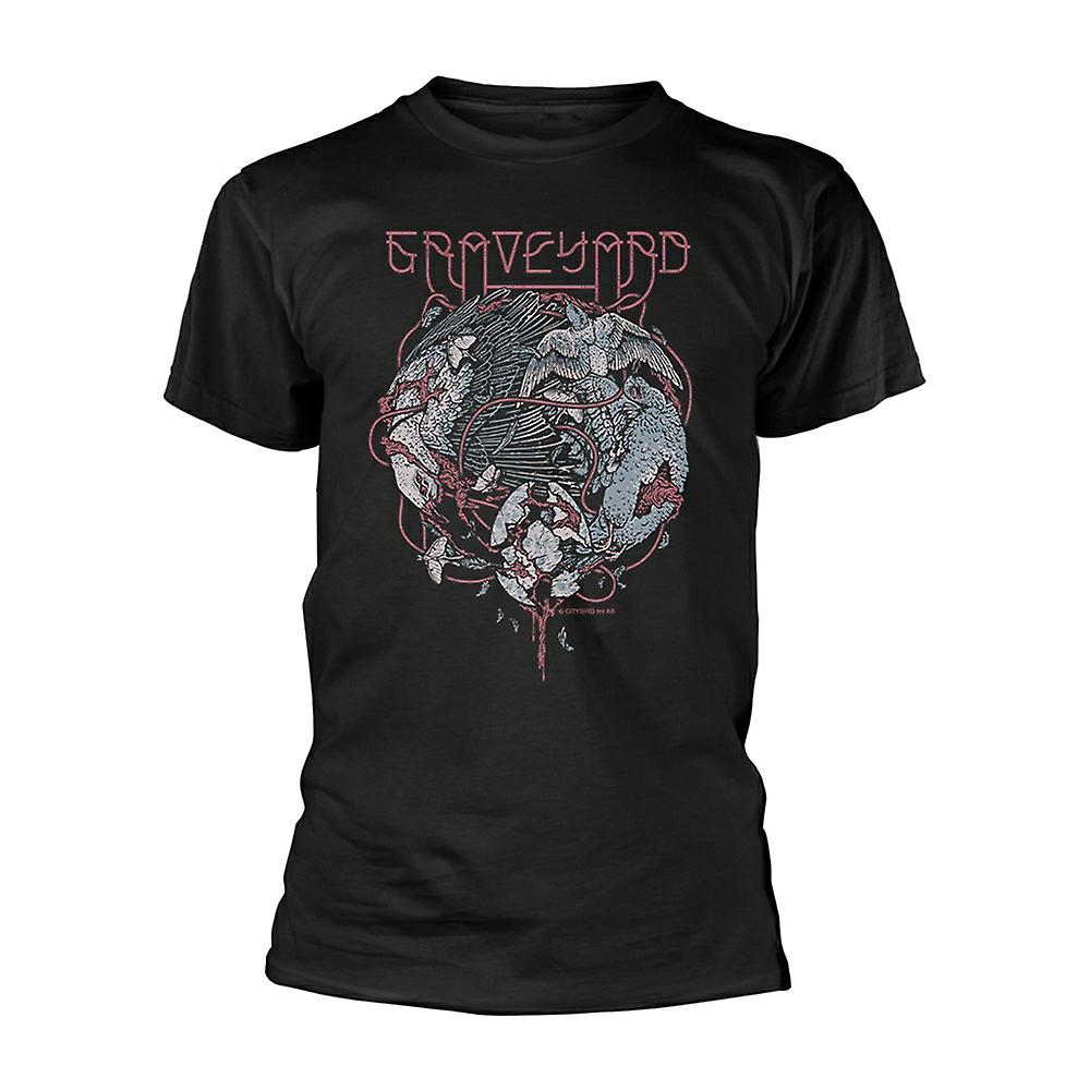 Foto 2 pulgar | Camiseta Rockinstone Graveyard Birds 100% Algodón - Venta Internacional.