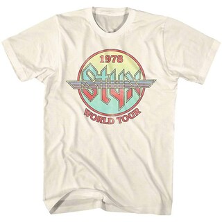 Foto 1 | Camiseta Rockinstone Styx Circle Tour 100% Algodón - Venta Internacional.