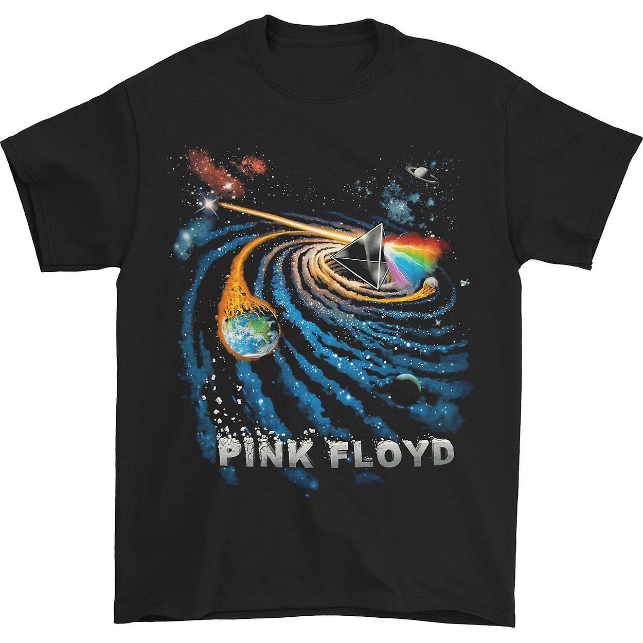 Foto 2 pulgar | Camiseta Rockinstone Pink Floyd Dark Side Galactic Print - Venta Internacional.