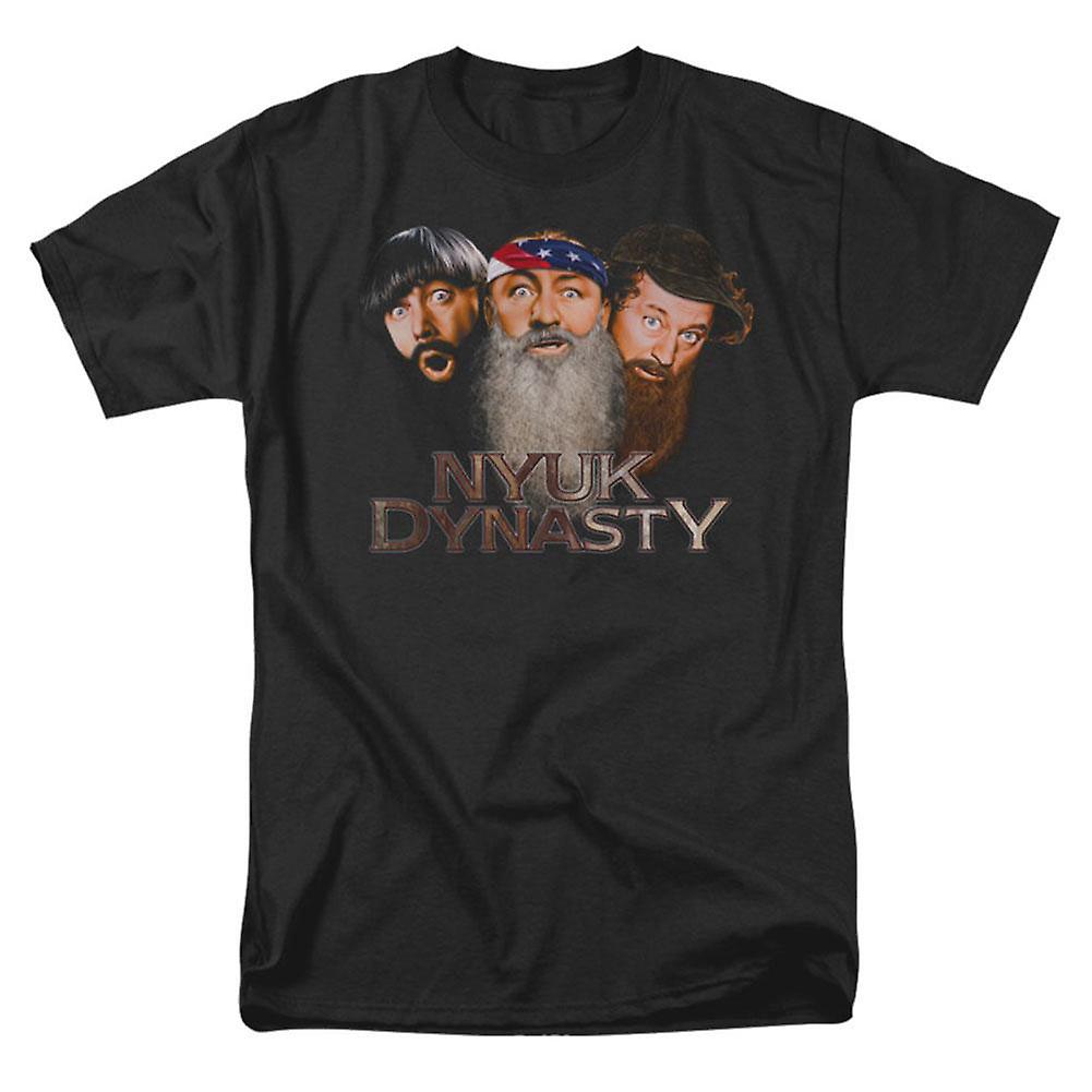 Camiseta Rockinstone Three Stooges Nyuk Dynasty 2 Para Hombre - Venta Internacional.