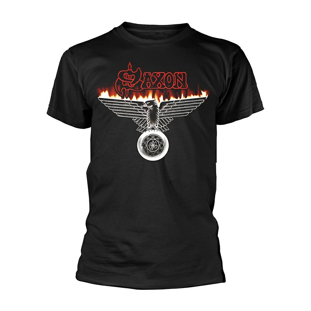 Foto 2 pulgar | Camiseta Rockinstone Saxon Wheels Of Steel 180 G/m², 100% Algodón - Venta Internacional.