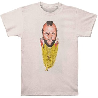 Foto 1 | Camiseta Rockinstone Mr. T Chain Of Fool 180 G/m², 100% Algodón - Venta Internacional.