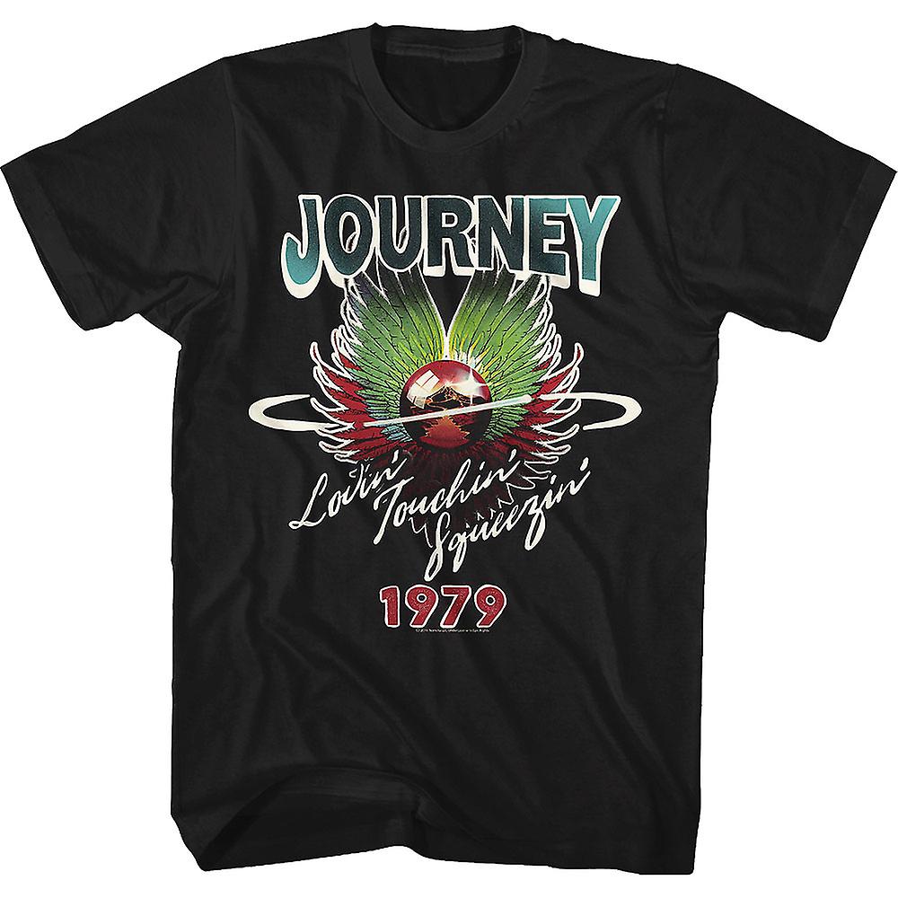 Foto 2 pulgar | Camiseta Rockinstone Lovin' Touchin' Squeezin' Journey - Venta Internacional.