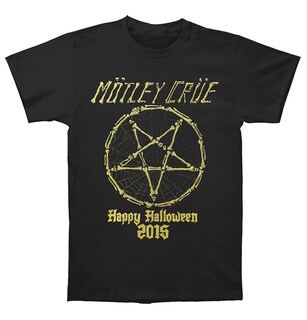 Foto 1 | Camiseta Rockinstone Motley Crue Halloween Pentagram 2015 - Venta Internacional.