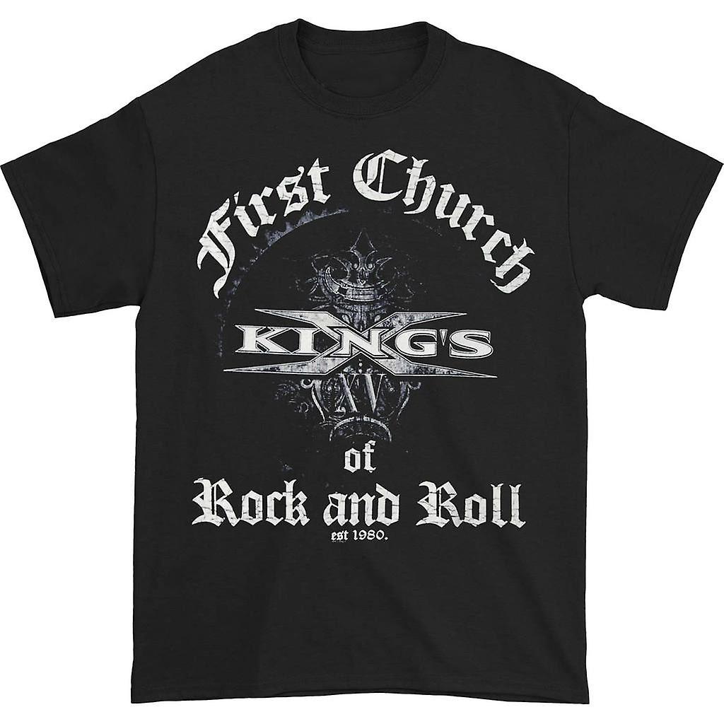 Foto 2 pulgar | Camiseta Rockinstone Kings X First Church Of Rock And Roll - Venta Internacional.